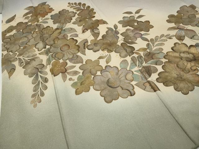 平和屋着物●訪問着 辻が花 暈し染め 金彩 正絹 逸品 CABH9655ut