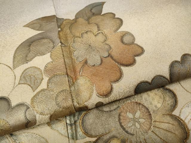 平和屋着物●訪問着 辻が花 暈し染め 金彩 正絹 逸品 CABH9655ut
