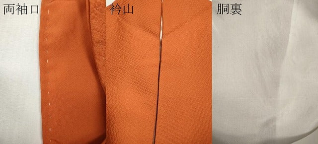 平和屋着物●無地絵羽訪問着 雲取り風景花地紋 丹色 正絹 逸品 CABH9661ut