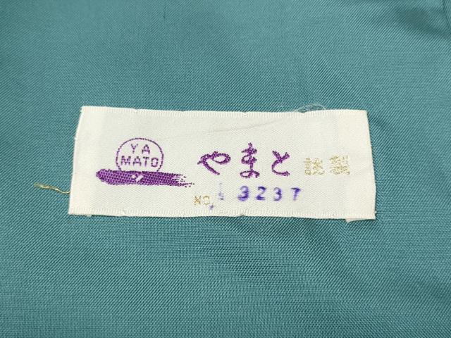 平和屋着物●本塩沢 110亀甲 菱間道 やまと誂製 正絹 逸品 CABH9710ut