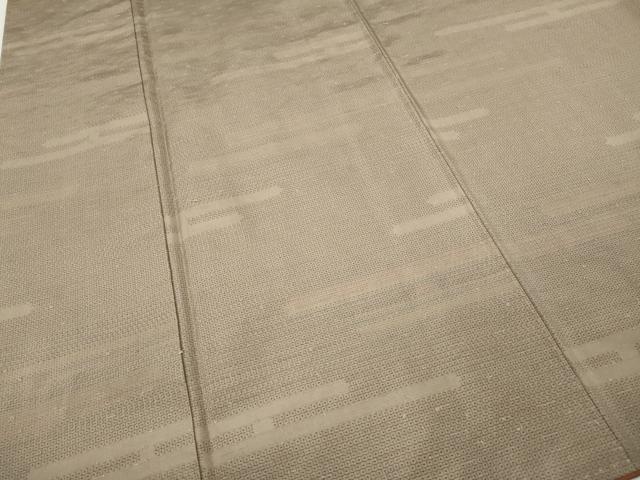 平和屋着物●上質な紬 100亀甲 エ霞文 正絹 逸品 未使用 CABH9713ut