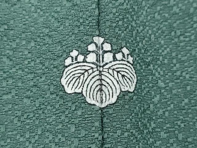 平和屋着物●京加賀友禅 百貫達雄監修 色無地 霞地紋 薄青色 正絹 逸品 CABH9727ut