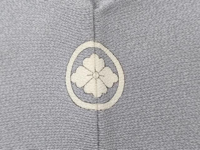 平和屋着物●上質な色無地 牡丹鼠色 正絹 逸品 未使用 CABH9732ut