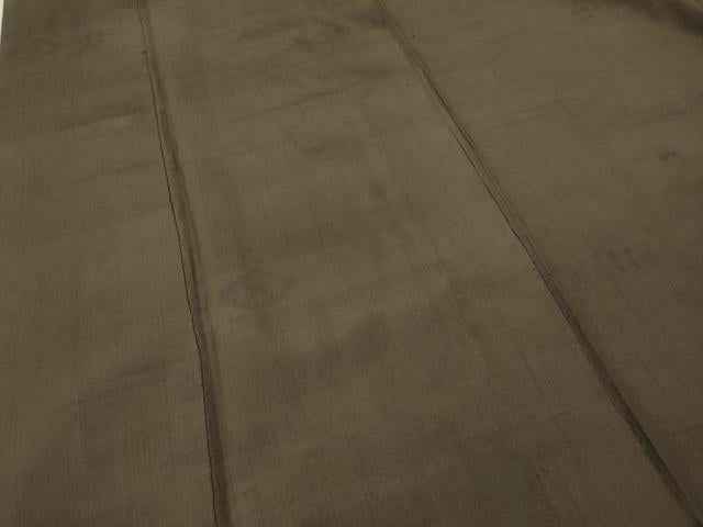 平和屋着物●上質な紬 菱吉祥文 正絹 逸品 CABH9735ut