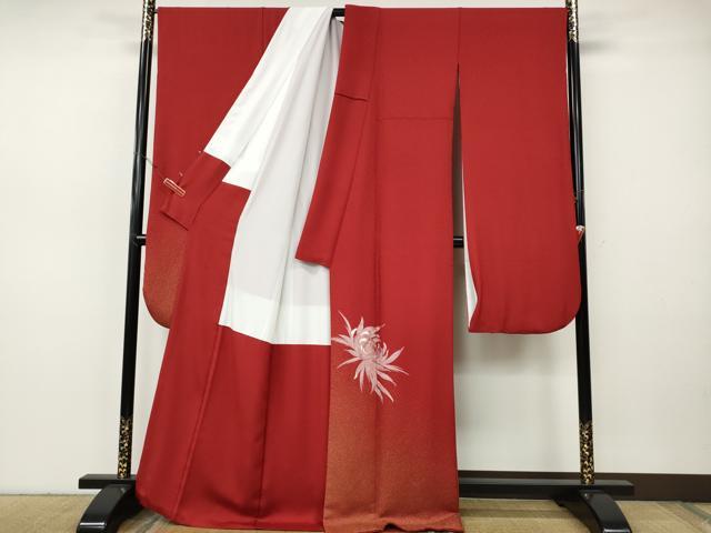平和屋着物●ファッションデザイナー HIROKO KOSHINO コシノヒロコ 振袖 寿光織 乱菊 金銀糸 正絹 逸品 CABH9738ut