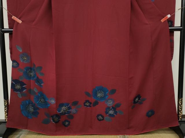 平和屋着物●豪華振袖 舞花文 金彩 正絹 逸品 CABH9740ut
