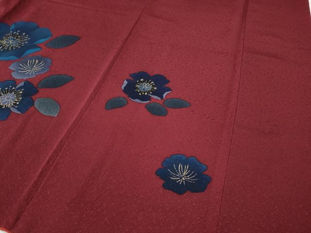 平和屋着物●豪華振袖 舞花文 金彩 正絹 逸品 CABH9740ut