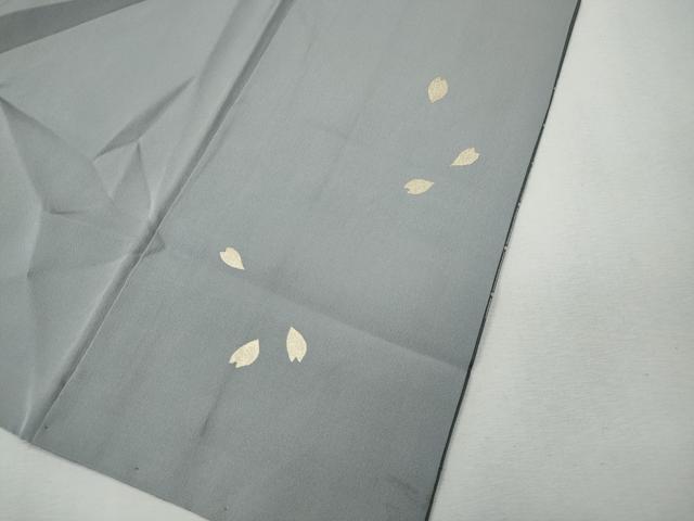 平和屋着物●訪問着 本場染大島紬 作家物 エ霞舞桜文 正絹 逸品 CABH9753ut