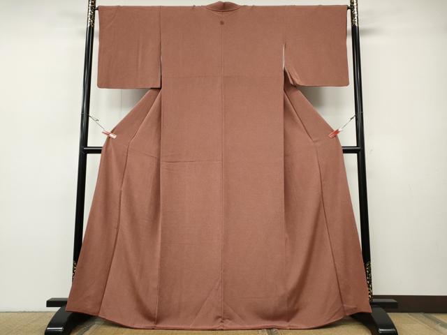 平和屋着物●江戸小紋 鮫小紋柄 鬼しぼ縮緬 正絹 逸品 CABH9803ut