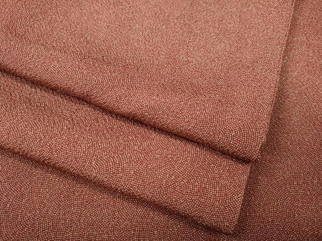 平和屋着物●江戸小紋 鮫小紋柄 鬼しぼ縮緬 正絹 逸品 CABH9803ut