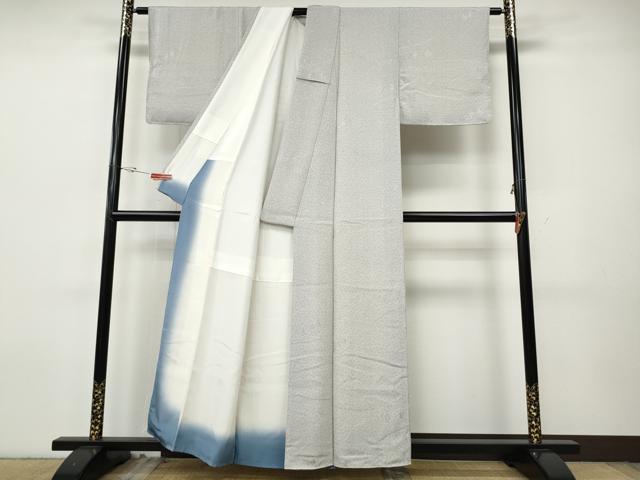 平和屋着物●江戸小紋 舞菊文 正絹 逸品 CABH9817ut