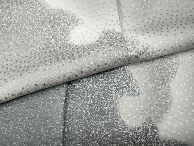 平和屋着物●訪問着 刺繍 雪輪草花文 暈し染め 金糸 正絹 逸品 CABH9818ut