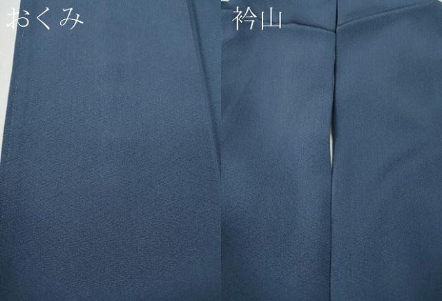 平和屋着物●上質な色無地 作家物 薄群青色 正絹 逸品 CABH9856ut