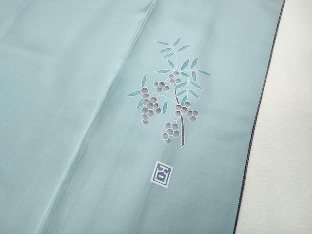 平和屋着物●京加賀友禅 百貫達雄 江戸小紋 角通し 正絹 逸品 CABH9872ut