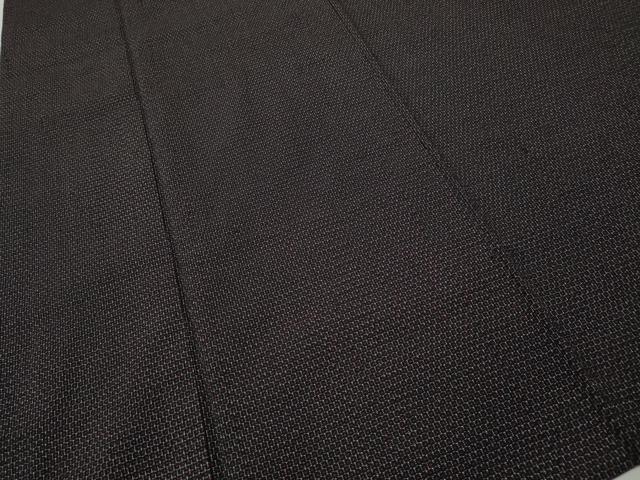 平和屋着物●本塩沢 80亀甲 正絹 逸品 CABH9876ut