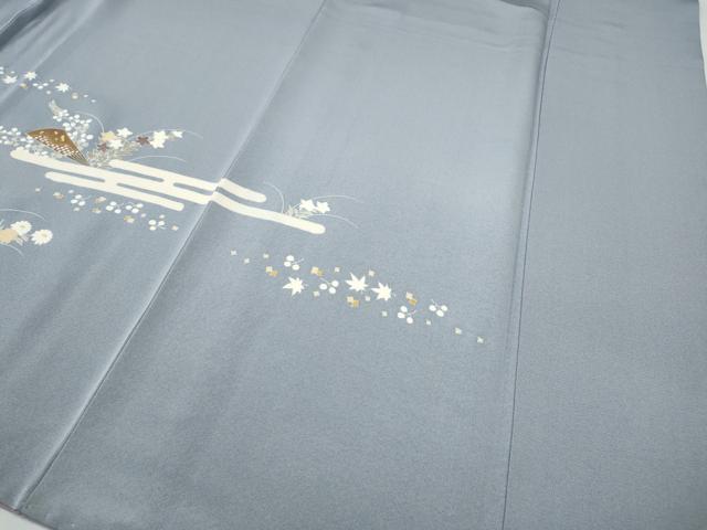 平和屋着物●訪問着 エ霞扇面花文 正絹 逸品 CABH9888ut