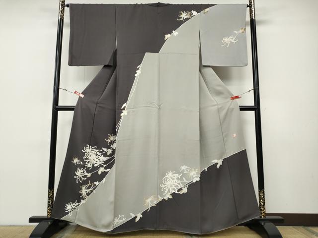 平和屋着物●訪問着 作家物 乱菊 金彩 正絹 逸品 CABH9898ut