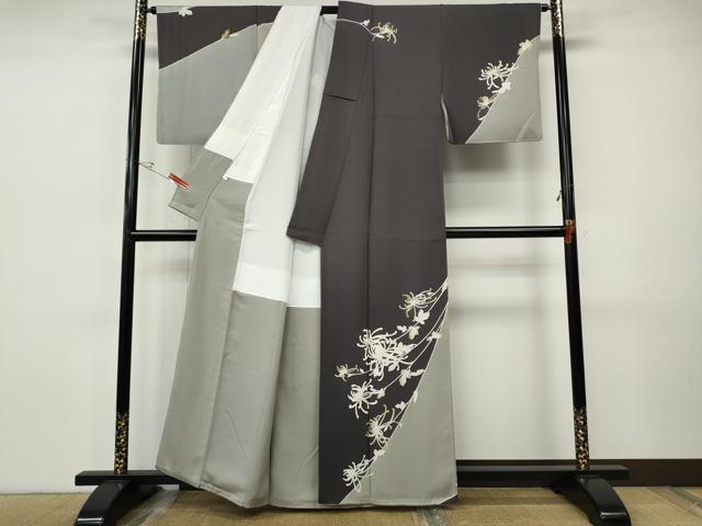 平和屋着物●訪問着 作家物 乱菊 金彩 正絹 逸品 CABH9898ut
