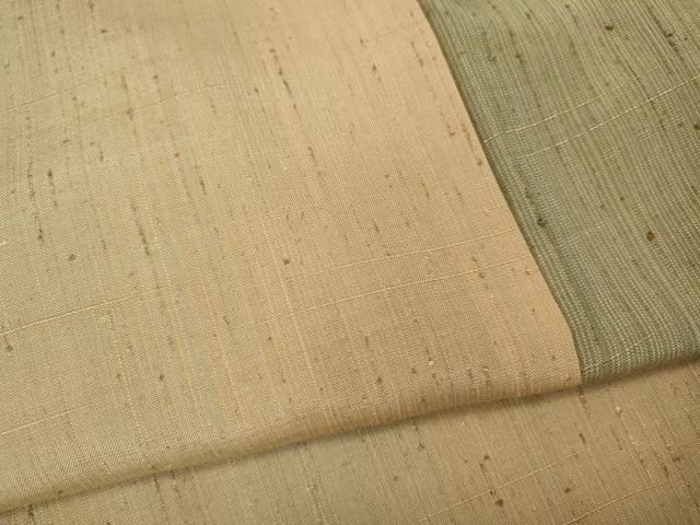 平和屋着物●ぜんまい紬 間道 正絹 逸品 CABH9948ut