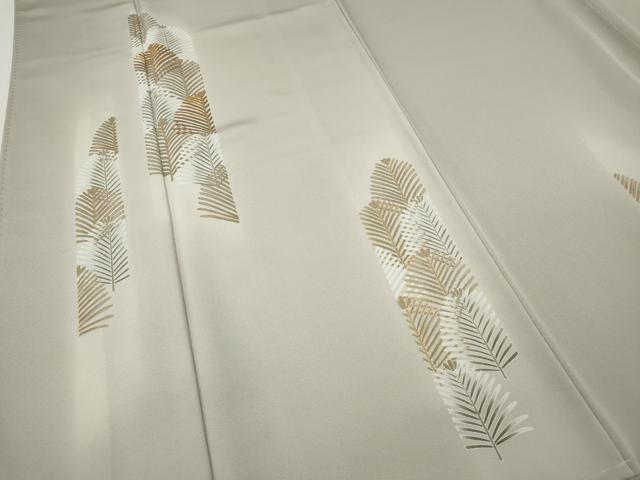 平和屋着物●訪問着 駒刺繍 松葉文 暈し染め 金彩 正絹 逸品 未使用 CABH9954ut