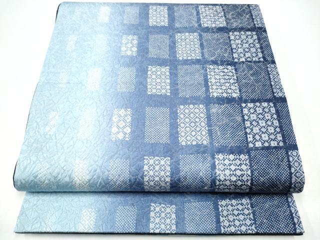 平和屋着物●両面 両方向 全通柄袋帯 菊 金銀彩 正絹 逸品 CABI0079hy