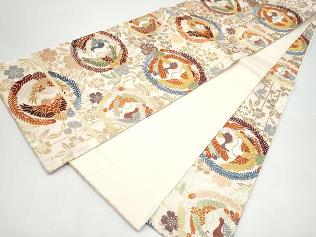 平和屋着物●全通柄袋帯 唐織 平安京唐錦 金糸 正絹 逸品 CABI0089hy