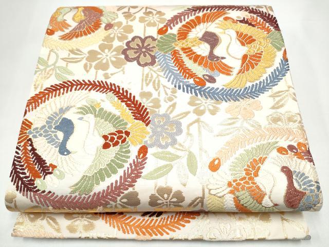 平和屋着物●全通柄袋帯 唐織 平安京唐錦 金糸 正絹 逸品 CABI0089hy
