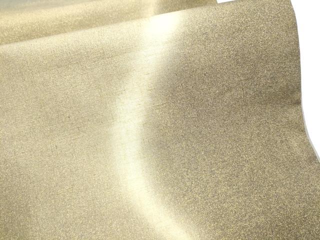 平和屋着物●五月みどりプロデュース 結城紬地 太鼓柄袋帯 霞文 金彩 正絹 逸品 CABI0101hy
