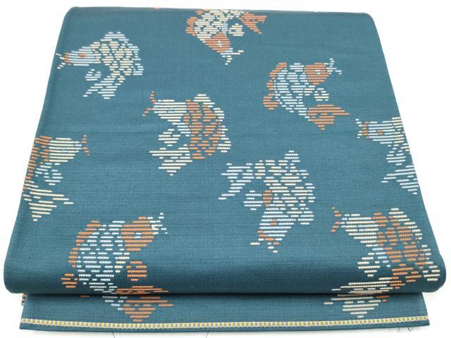 平和屋着物●六通柄袋帯 弥生町錦 正絹 逸品 CABI0111hy