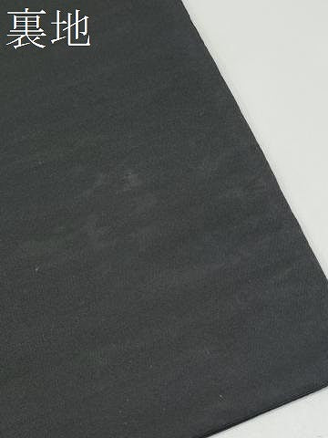 平和屋着物●六通柄 本袋帯 天平華文錦 黒地 金糸 正絹 逸品 CABI0112hy