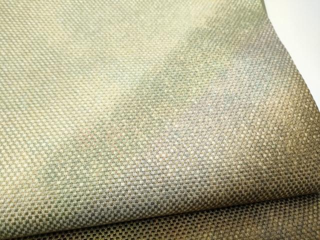 平和屋着物●太鼓柄袋帯 霞文 金糸 正絹 逸品 CABI0121hy