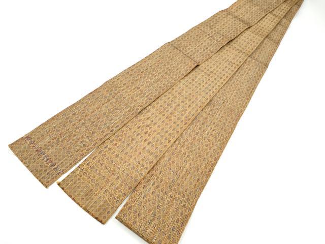 平和屋着物●男性 本場筑前博多織 角帯 霞文 証紙付き 正絹 逸品 CABI0207hy