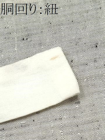 平和屋着物●つけ帯 紬地 唐草文 正絹 逸品 CABI0212hy