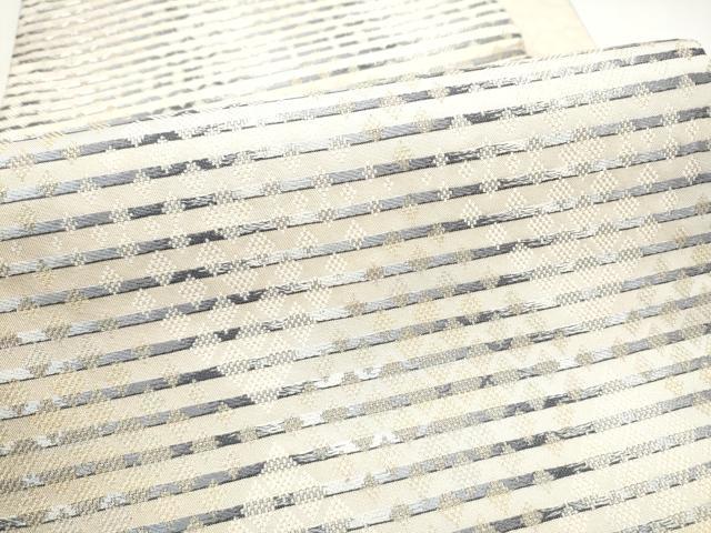 平和屋着物●六通柄袋帯 高貴燦彩文 金糸 正絹 逸品 CABI0223hy