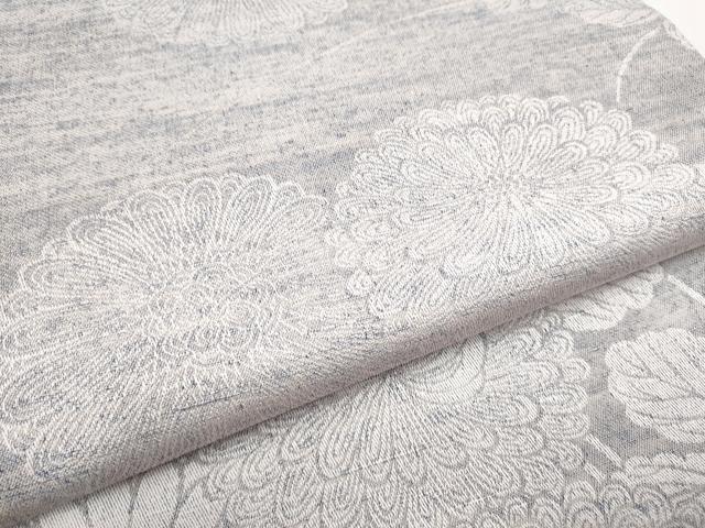 平和屋着物●両面 全通柄袋帯 菊 正絹 逸品 未使用 CABI0306hy