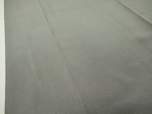 平和屋着物●江戸小紋 万筋 似せ紫色×灰黄緑色 正絹 逸品 CABI0416gh