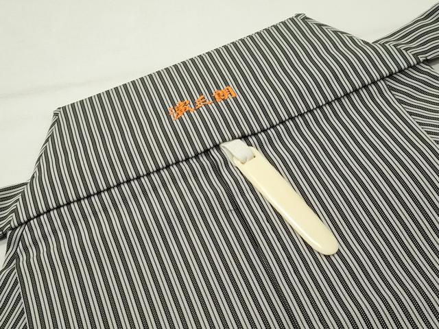 平和屋着物●男性 馬乗り袴 縞 正絹 逸品 CABI0452gh