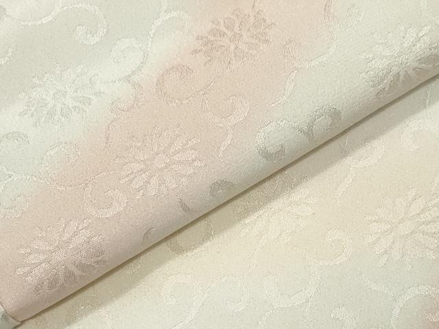 平和屋着物●洗える最高級着物 <英>はなぶさ謹製 長襦袢 無双仕立て 花唐草地紋 暈し染め CABI0490gh