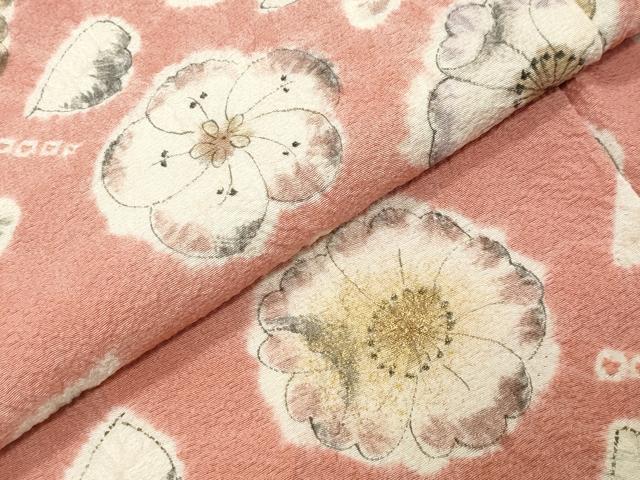 平和屋着物●訪問着 辻が花 絞り 金彩 正絹 逸品 CABI0521gh