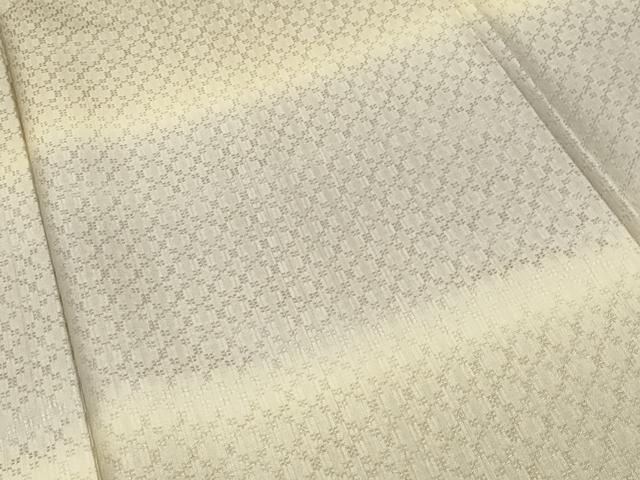 平和屋着物●訪問着 花織 横段文 暈し染め 正絹 逸品 CABI0527gh