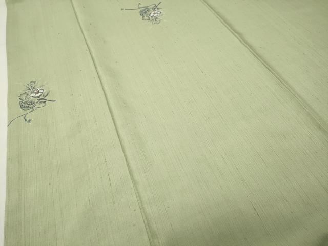 平和屋着物●上質な紬 辻が花 絞り 正絹 逸品 CABI0578gh