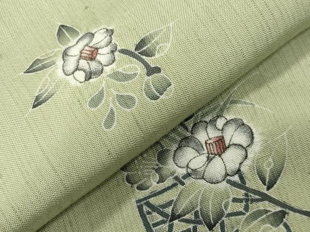 平和屋着物●上質な紬 辻が花 絞り 正絹 逸品 CABI0578gh