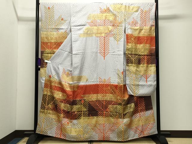 平和屋着物□豪華振袖 椿竹文 金銀彩 正絹 逸品 AABF8628oa 正絹 逸品 平和屋着物□豪華振袖 椿竹文 金銀彩 正絹 逸品 AABF8628oa 正絹 逸品