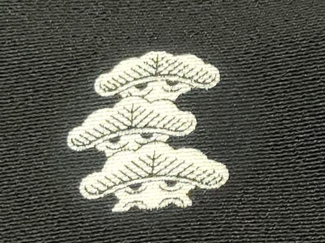 平和屋着物●本加賀友禅作家 百貫華峰 黒留袖 飛鶴松文 正絹 逸品 CABI0606gh