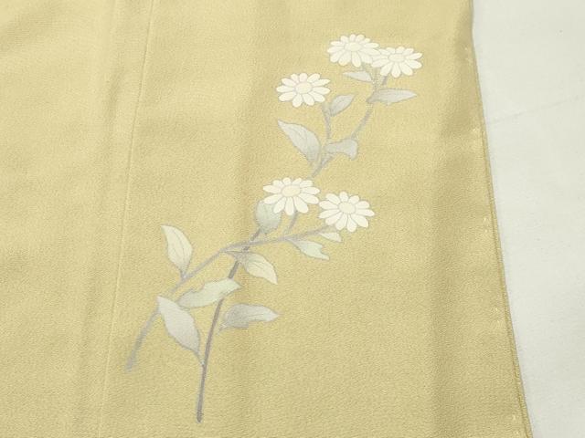 平和屋着物●訪問着 友禅 草花文 暈し染め 正絹 逸品 CABI0607gh
