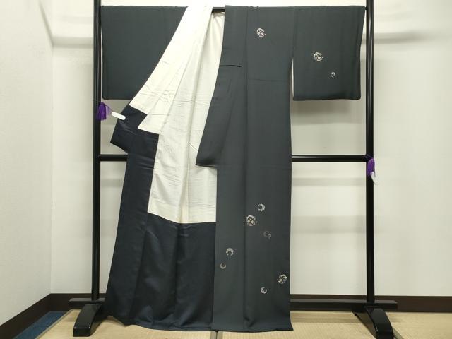 平和屋着物●訪問着 総刺繍 舞桜文 金銀糸 正絹 逸品 CABI0610gh