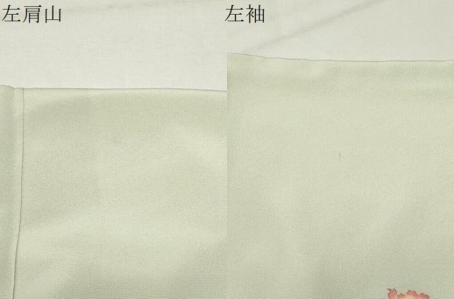 平和屋着物●本加賀友禅作家 不破外紀恵 訪問着 枝花文 暈し染め 正絹 逸品 CABI0616gh