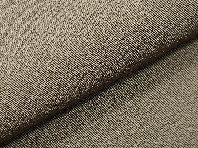 平和屋着物●上質な色無地 生壁色 正絹 逸品 未使用 CABI0641gh