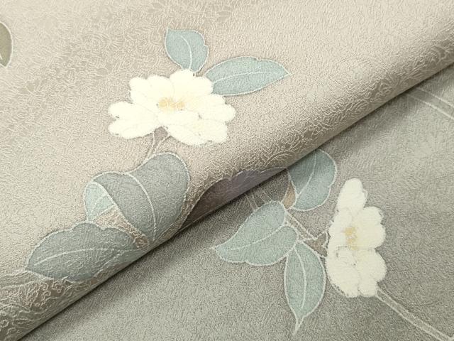平和屋着物●訪問着 友禅 作家物 枝椿 暈し染め 正絹 逸品 CABI0704gh