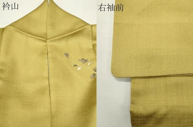 平和屋着物●訪問着 枝花文 暈し染め 金銀彩 正絹 逸品 CABI0706gh